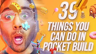 39 Things you can do in Pocket Build [upl. by Malek]