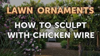 How to Sculpt With Chicken Wire [upl. by Auqinu]