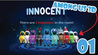 Among Us Impostor 3D Gameplay Walkthrough  Better than Among Us Original Game  Among Us 3D [upl. by Ynaffet]