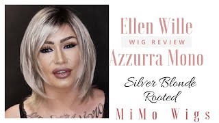 Azzurra Mono by Ellen Wille silver blonde rooted  WIG REVIEW  MiMo Wigs  Alopecia [upl. by April242]