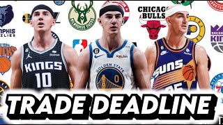 🔴 NBA Trade Deadline Livestream I Hawks Nets Mavericks Hornets Kings amp more NBA Trade Rumors [upl. by Burget]