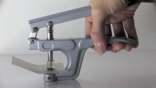 How to Attach Plastic KAM Snaps with Pliers Official KAMsnaps® Video [upl. by Keraj170]