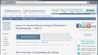 inMessment  How To Get Started with Investopedia Simulator Part 2 of 2 [upl. by Oenire854]