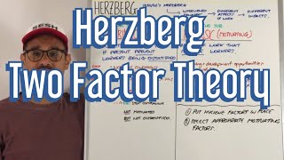 Herzberg Two Factor Theory [upl. by Lottie]