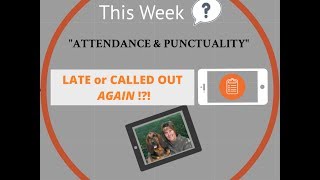 Employee Attendance and Punctuality [upl. by Ynoffit]