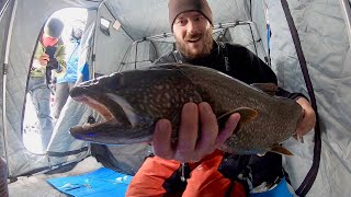 Finally some nicer lake trout  Gunflint Trail BWCAW Lake Trout Fishing [upl. by Atiuqet]