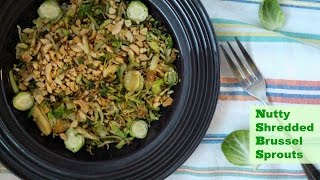 Shredded Brussel Sprouts Recipe [upl. by Angil]