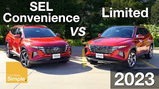 2023 Hyundai Tucson SEL Convenience vs Limited  Side by Side Trim Comparison [upl. by Riane703]