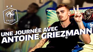 Une journée avec Antoine Griezmann à Clairefontaine Equipe de France Euro 2016 I FFF 2016 [upl. by Anaidiriv]