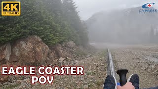 Eagle Coaster POV 4K 60FPS Cypress Mountain Mountain Coaster  NonCopyright [upl. by Macdougall58]