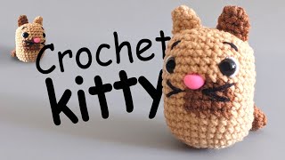 How to crochet easy cat amigurumi tutorial  Great for beginners [upl. by Notsreik334]