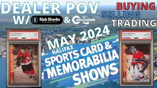 Buying PSA Slabs of future Hall of Famers Vendor POV Vlog from the May Halifax Card Show [upl. by Enirac850]