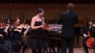 J Molter  Concerto nr 1 for DClarinet and orchestra 2nd mov Kymia Kermani clarinet [upl. by Neelon]