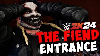 The Fiend Entrance in WWE 2K24 [upl. by Anialeh85]