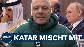 UKRAINEKRIEG Verhandlungen  Wie Katar hinter den Kulissen die geopolitischen Fäden zieht  WELT [upl. by Yellac]