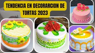 Tendencia en decoración tortas 2023 [upl. by Anivas]