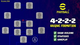 424 Shaped 4222 Formation is Really OP in eFootball 2023 Mobile [upl. by Rebba]