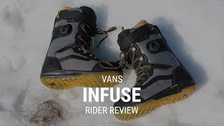 Vans Infuse 2019 Snowboard Boot Rider Review  Tactics [upl. by Fritze]