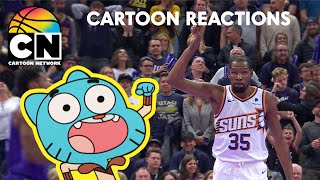 Cartoons React to Best Plays  NBA InSeason Tournament  Cartoon Network [upl. by Zhang]