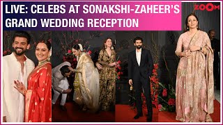 Sonakshi SinhaZaheer Iqbal’s wedding reception LIVE Salman Khan Aditi Rao Hyadri ARRIVE in style [upl. by Rayna]