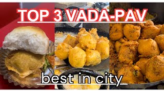 Top 3 Maharsahtrian vada pav  Best street food  In Ahilyanagar [upl. by Myles]