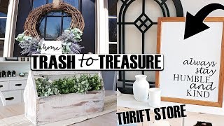 Thrift Store Makeover ⭐ Trash to Treasure Upcycle ⭐ [upl. by Derdlim752]