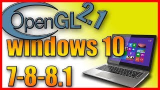 ✔👍Como Instalar Opengl 21 En Windows 108817  Full  RichardYT [upl. by Htidra]