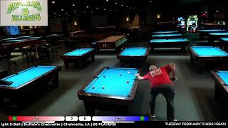 Monday Night 9Ball  Buffalos Chalmette  Chalmette LA  66 Players [upl. by Eldnek]