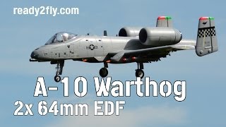 Freewing A10 2x 64mm edf retracts [upl. by Nnauol]