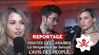 Pirates des Caraïbes 5  EnjoyPhoenix Natoo Franck Gastambide Lavis des people sur le film [upl. by Dorfman354]