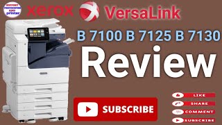 Xerox Versalink B7125  B7130  B7135 B7100 product review and detailed specifications [upl. by Harald403]