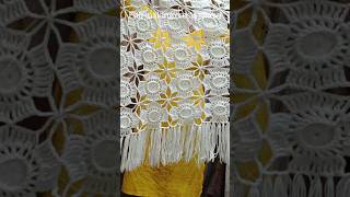 Very easy shawl crosia crochet handknitted ytshorts attractiveloops [upl. by Miquela]