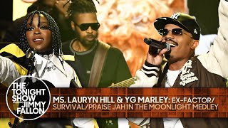 Ms Lauryn Hill and YG Marley ExFactorSurvivalPraise Jah In The Moonlight Medley  Tonight Show [upl. by Bainbridge]