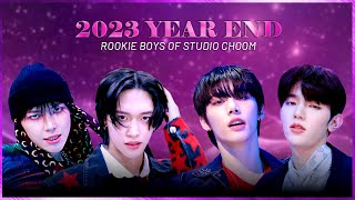 2023 ROOKIE BOYS RIIZE  ZEROBASEONE  BOYNEXTDOOR  ampTEAM  STUDIO CHOOM YEAR END ENG SUB [upl. by Kingston]