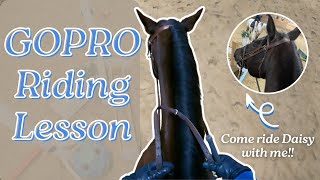 GOPRO HORSE RIDING VLOG  Come To The Barn With Me [upl. by Flann]