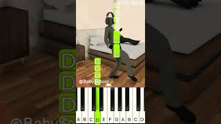 Speaker Woman Saves Speakerman full version  Piano Tutorial babyschool [upl. by Yearwood292]