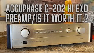 Accuphase c202 high end pre amp designed for CD what does it deliver [upl. by Enitsenrae]