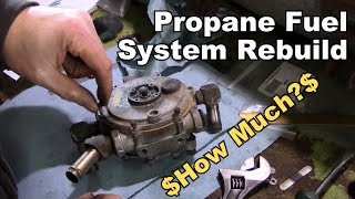 Fixing a Forklift that Sat in a Field for 17 Years  Fuel System Rebuild Cost Channel Review  P3 [upl. by Nedac]