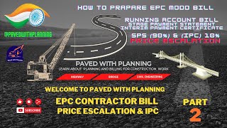 P2 Price Escalation in Construction Works  Price Escalation in EPC Bill calculation [upl. by Ennaer]