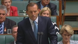 Abbott taunts Gillard in Parliament over Labor disunity [upl. by Slinkman]