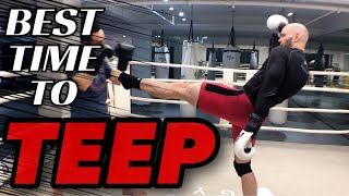 Striking combinations with the Teep best use for the push kick that youre not doing [upl. by Coopersmith]