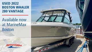 2022 Boston Whaler 280 Vantage Boat For Sale at MarineMax Boston MA [upl. by Lerraj]