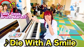 Die With A Smile Public Piano in Japan ♪Lady Gaga Bruno Mars  Die With A Smile [upl. by Juxon366]