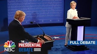 The Third Presidential Debate Hillary Clinton And Donald Trump Full Debate  NBC News [upl. by Plume]