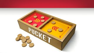 How To Make Pucket Game From Cardboard  DIY At Home [upl. by Ernie]