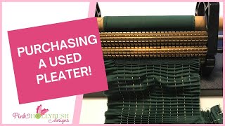 Tips for Purchasing a Used Smocking Pleater Machine [upl. by Eelyac866]