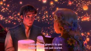 Mandy Moore amp Zachary Levi  I See The Light Lyrics [upl. by Ylloh]