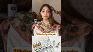 Whitening injections price  For detailed information visit my channel😇shorts trending skincare [upl. by Thorny]