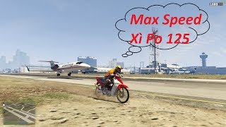 GTA 5 MOD Xe Xì Po 125cc vietnam Racing boy Chạy Đua Vs Máy Bay Phản Lực Và Cái Kết Cho hít khối [upl. by Nauqel68]