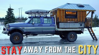 I Got Kicked Out  This Is Why I Dont Truck Camp in Cities Anymore  Vanlife in Anchorage Alaska [upl. by Gulick]